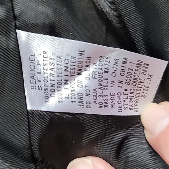 Beauciel vest 3X zip faux fur cabincore baddie animal print - Picture 11 of 13